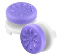 2Pcs Thumb Grips Compatible for PS5/PS4 Controller, Silicone Thumb Grip Caps, 3D Texture Thumb Grip Stick, Enhanced Accuracy Performance Joystick Grips, Purple Controller Accessories for Gaming