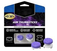 2Pcs Thumb Grips for PS4 & PS5, Thumb Grip Cap Extender Performance Thumbsticks Silicone Joystick Grips High-Rise Mid-Rise Controller Joystick Increased Accuracy