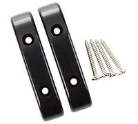 2Pcs Thumb Rest, Black Finger Rest with Mounting Screws Bass Tug Bar Spare Parts for Guitar Bass Replacement Instrument Accessories