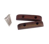 2pcs Thumb Rest Finger Stand Thumb Rest Tug Bar Finger Pull with Mounting Screws for Guitar Bass