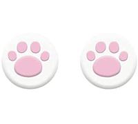 2PCS Thumb Stick Grips Cap Cover Cat Pink Joystick Thumbstick Grip Cap Replacement for PS5 PS4 Xbox one Xbox 360 Wii U NS Pro