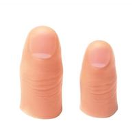 2Pcs Thumb Tip Magic Tricks,Disappearing Silk Fake Thumb Tip Magic,Fake Thumb Tip Vanish Magic,Trick Gimmick Magician Accessory, Close up Illusions Making Objects Appear,Disappear,Novelty and Gag Toys