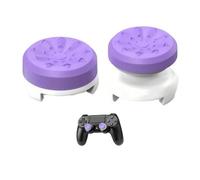 2Pcs Thumbstick Thumb Grip Cap, Thumbstick Extender for PlayStation 4 PS4 and PlayStation 5 PS5, Performance Controller Joystick Analog, Control freaks Accessories, Purple