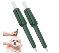 2Pcs Tick Remover Pen Tool For Dogs, Tick Repellents For Cats, Family Pet Flea Control Catching Waterproof Anti Rust, Flea And Lice Pen Catcher Tool Removal For Rabbits, Cats, Dogs And Human