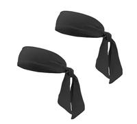 2Pcs Tie Headband, Sports Head Ties for Men, Women, Ninja, Karate, Tennis, Pirate Head Band & Bandana, Athletic Sweatband/Hair Band for Basketball, Running, Workout