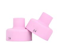 2Pcs TIG Welding Cup 24# Ceramic Nozzle 2.4mm