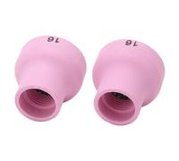 2Pcs TIG Welding Cup Gas Lens Kit with Alumina Ceramic Nozzles, Large Jumbo Assorted Sizes Accessory Set for TIG Welding Torches