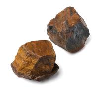 2PCS Tiger Eye Natural Rough Healing Crystal 1.8-2.2'' Rocks Bulk Large Crystal Rocks Stones for Tumbling Cabbing Polishing Fountain Rocks DIY Decoration Handmade Gifts