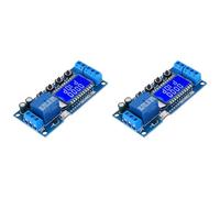 2PCS Time Delay Relay Module, Delay off Timer Relay 5V 12V 24V 0.01s-9999min Trigger Delay with LCD Display Cycle Timer Relay