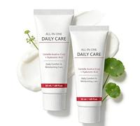 2Pcs Time Reverse Cream All-In-One, Centella Moisturiser For Dry Skin, Redness Reducing Face Cream For Women | Brightening, Soothing & Calming Skin Barrier Repair Cream | Korean Skincare