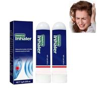 2PCS Tinnitus Relief for Ringing Ears,Tinnitus Treatment,Tinnitus Relief Device,Tinnitus Inhaler,Ear Ringing Relieving Nasal Inhaler,Tinnitus Treatment Inhaler,Nasal Inhaler Help Stop Ear Ringing