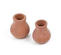 2PCS Tiny Ceramic Flower Pots for Wedding Photo Booth Props Craft Activities and Hands-On Life Science Learning Experiences (1#)