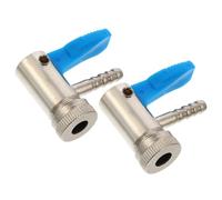 2pcs Tire Inflator Chuck 8mm Iron Plastic Clip Connector