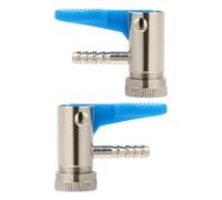 2pcs Tire Inflator Clip 8mm Iron Plastic Connector for Car