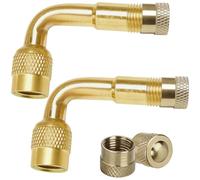 2PCs Tire Valve Extension Adapter 90 Degree,Tyre Valve Extensions