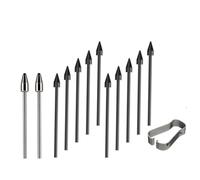 2PCS Titanium Nibs+10PCS Plastic Nibs For Samsung Galaxy Tab S9/S9FE+/S9 Ultra/S8/S8+/S8 Ultra/S7/S7 FE/S6/S6 Lite/S22/S23/S24 Ultra,Stylus Pen Tips Replacement