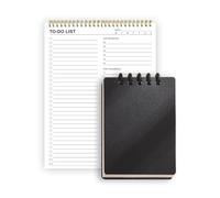2pcs To Do List Pad, Daily Planner Notebook Tear off Double Sided Printing,132 sheets 9.8" X 6.7" Organiser Notebook for Work School Personal Organized