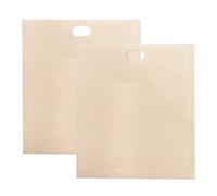 2Pcs Toaster Bags for Grilled Cheese Sandwiches Baked Toast Food Bags Made Easy Reusable Size 16 * 18cm Comfortable and Environmentally Attractive