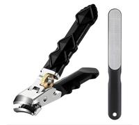 2PCS Toe Nail Clipper, Nail Clippers, Toe Nail Clippers for Thick Nails with Wide Jaw and Safety Lock, Durable Grooming Tool