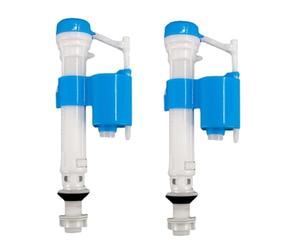2Pcs Toilet Cistern Flush Parts, High Pressure Cistern Fill Valve, Toilet Flush System Replacement, Universal Toilet Tank Inlet Valve for Home Maintenance and Water-Saving Upgrades