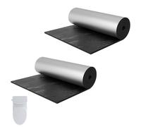 2PCS Toilet Cistern Insulation Liner, Toilet Tank Liner, Toilets Tank Insulation Kit with Aluminum Foil Self Adhesive, Waterproof Anti-Freeze,Anti Condensation Toilets Cistern Protection Kit