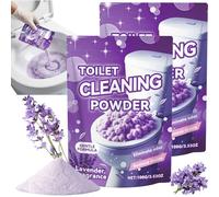 2PCS Toilet Cleaner,Foaming Toilet Bowl Cleaner Powder,Toilet Cleaning Foam Powder,Heavy Duty To/ilet Stain Remover,Touch-Free To/ilet Cleaning Foam,Limescale Remover,Lavender
