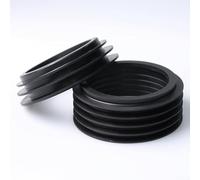 2Pcs Toilet Drainage System Rubber Seal Rings Plumbing Conversion Kit, 90-110mm Black Pipe Connector Fittings, Pipe Connector,Toilet Flange Seal(Three floors)