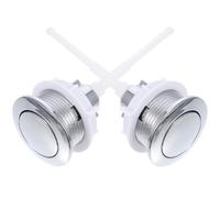 2pcs Toilet Flush Button Replacement Single Push Button