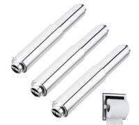 2Pcs Toilet Paper Holder Roller Rust-Proof ABS Plastic and Stainless Steel Springs Toilet Roller Durable Toilet Spring Roll Spindle Paper Tissue Holder Spindle for Shaft Toilet