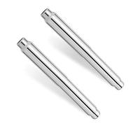 2pcs Toilet Paper Holder Roller, Stainless Steel Adjustable Toilet Tissue Roll Spring Rod Replacement Spindle Universal Fit for Bathroom Paper Stick Bar Fixture Accessories