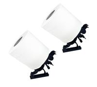 2PCS Toilet Roll Holders, Paper Towel Rolls Dispenser, Bathroom Organizer for Kitchen Bathroom Decor