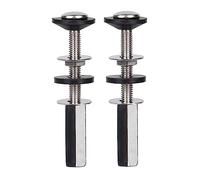 2PCS Toilet Tank Bolts and Washers Repair Set Leaking Toilet Close Coupling Bolts and Seal Tool Accessories Fittings-