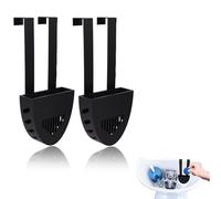 2pcs Toilet Tank Cleaning Tablet Holders, Premium Hanging Toilet Bowl Caddy Tablet Holders for Inside Tank Practical Bathroom Accessories Compatible with Vacplus