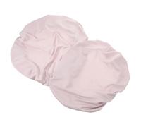 2pcs Toilet Water Tank Cover Polyester Dust Guard with Elastic Bottom | Washable, Foldable, Lightweight Design, Minimalist Solid Colour Look, Easy Storage for Home Bathroom Use