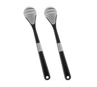 2Pcs Tongue Cleaner for Effective Mouth Breath Cleaning Scraper with Soft Bristles Mouth Freshener Device for Women Men