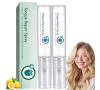 2PCS Tongue Repair Spray,Mint Breath Spray for Sore Tongue Relief,Dry Mouth Spray for Tongue Relief,Breath Freshener Spray,Sore Tongue Treatment,Mouth Freshener Spray for White Coating B/ad Breath