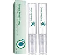 2PCS Tongue Repair Spray, Sore Tongue Relief, Mint Breath Spray, Breath Freshener Spra/y, Instant Dry Mouth Relief, Mouth S/Pray Freshener,Sore Tongue Treatment, Moisturizing Dry Mouth Spra/y