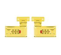 2pcs Tool Box Hasp, Luggage Suitcase Hasps with Combination Lock,Replacement 3 Digit Combination,Replacement Accessories