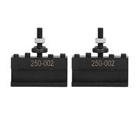 2Pcs Tool Post Holder 250-002, High Speed Steel Turinng Facing Boring Piston Wedge Hardware, CNC Fixture Tool Post Holder with High Hardness and Wear Resistance for Industrial Su