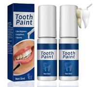 2PCS Tooth Paint and Whitening Pen,Whitening Tooth Paint,Teeth Whitening Esse/nce White Tooth Paint,Teeth Whitening Strips,Tooth Polish Uptight White, Instant Teeth Whitening Essence and Enamel