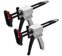 2Pcs Toothpaste Tube Gun - Manual Toothpaste Squeezer Gets Every Last Drop from 45-100g Tubes Dispenser for Glue Sealant Paint & More (Black) Tube Gun Squeezer Toot