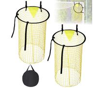 2Pcs Top Bins Football Targets, Durable Top Bins Net for Goal with Storage Bag, Easy Setup Football Top Bins Target Net, Football Goal Target Football Equipment for Practice Training Coaching Gifts