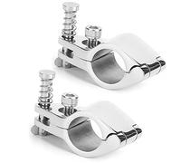 2pcs Top Hinged Jaw Slide Boat Pin & Cam Clamp, Marine Grade 316 Stainless Steel Fitting Hardware with Mirror Polish, Heavy Duty Yacht Deck Hardware for Fiberglass Inflatable (22MM)