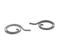 2pcs Torsion Return Spring 20mm Door Handle for Mortise Lock Repair | Fits Anti-theft Door Lock Hardware, Iron Spring Steel Material, Flat and Coil Design, for Home Maintenance
