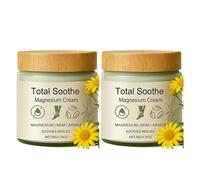 2PCS Total Soothe Magnesium Cream, Magnesium Body Cream with MSM & Arnica, Soothing Skin Lotion for Muscle Relaxation & Joint Support,Fast Absorbing, Non-Greasy,Ideal for Post-Workout & Nighttime Use