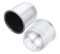 2pcs Tow Ball Protect Cap for Trailer Hitch Balls Silver | Plastic Wrap around Design, Firmly Fixed, Easy to Use, for Commercial Vehicles and Ships