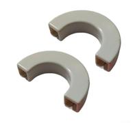 2pcs Tow Hook Covers Compatible With For Chevy For Silverado 1500 2007-2025 And For Gmc For Sierra 1500 2007-2018, Plastic Front Bumper Protection In Blue, White, Red For Truck Styling(White)