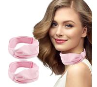 2Pcs Trach Covers for Tracheostomy Neck Stoma Cover Breathable Dust- Proof Shield Neck Trachea Protector for Men Women Adjustable Tracheostomy Supplies Tracheostomy Care Kits (Pink, M)