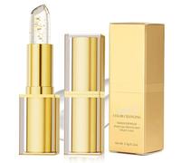 2PCS Transfer Proof Color Changing Lipsticks,Magic Temperature Activated Lip Stain,PH Adjusting Clear Lipstick with Gold Crystal Lipsticks,Long Lasting Moisturizing Lip Stick That Changes Color Women