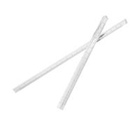 2pcs Transparent Triangle Ruler Set 15cm & 20cm Plastic Geometric Rulers for Classroom Drafting and Measurement Ideal School Supplies for Students and Architects